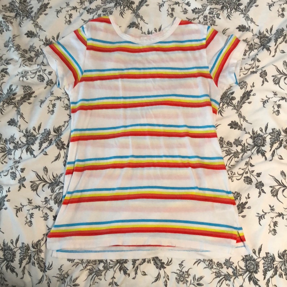 Colorful Long Short Sleeve Shirt